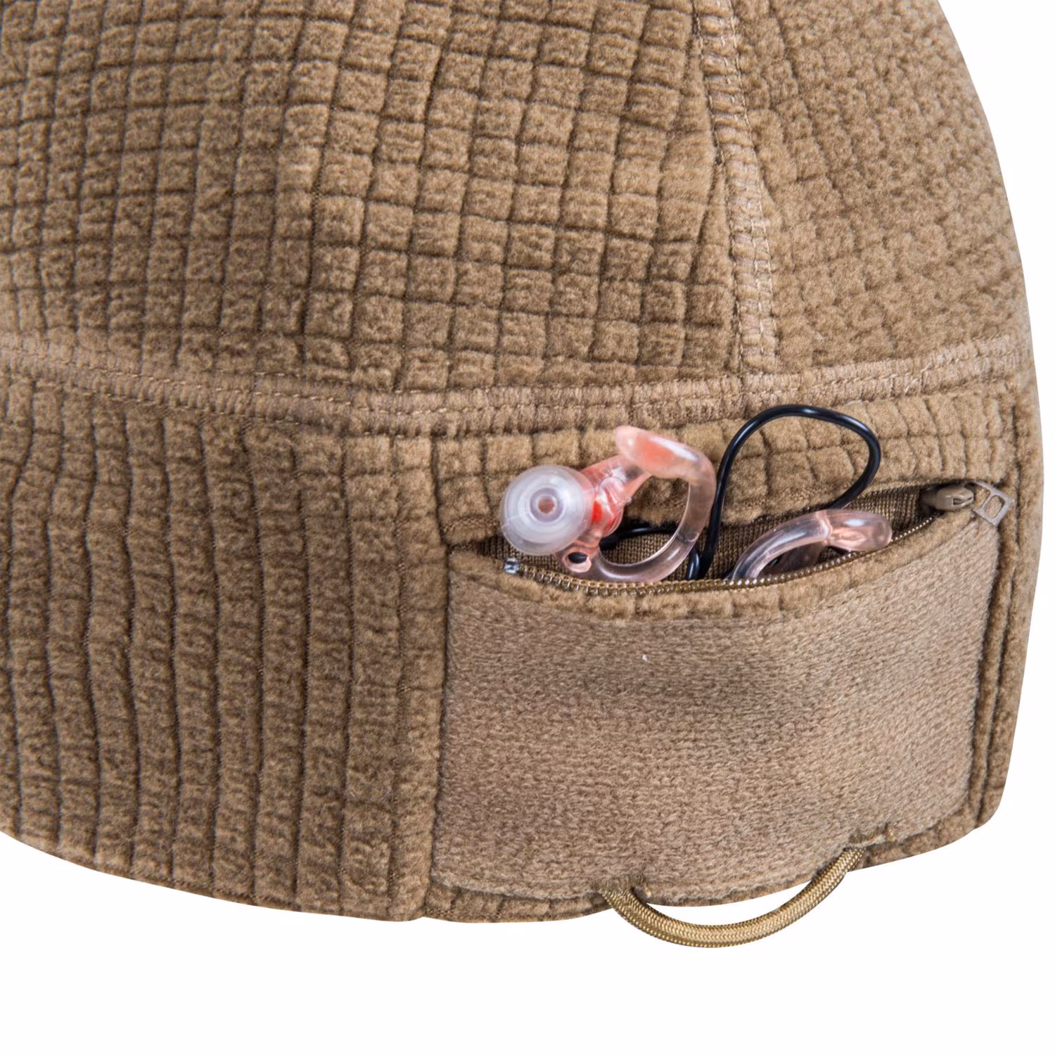 Шапка-підшоломник флісова Helikon RANGE Beanie. Койот