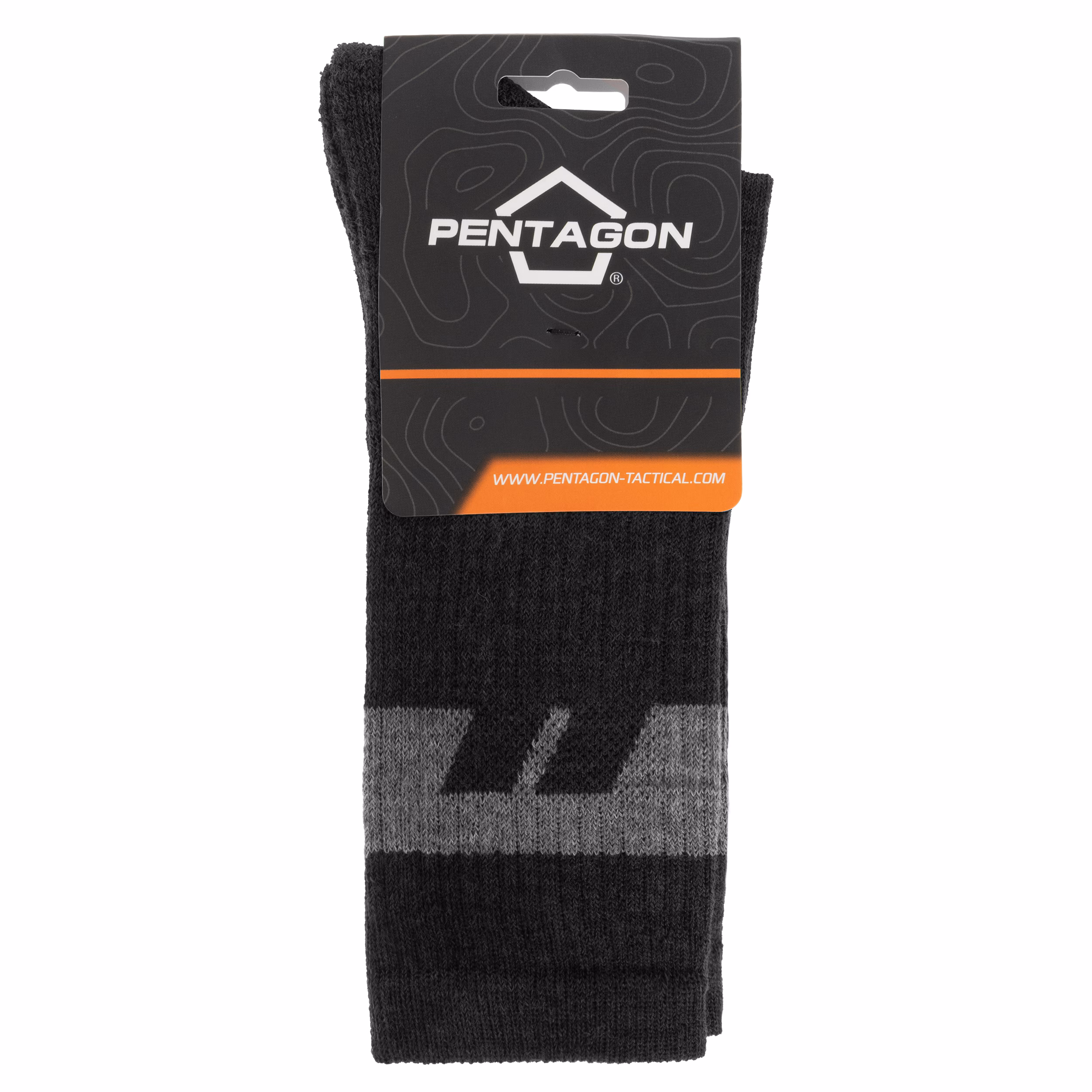 Носки антибактериальные Pentagon Alpine Merino Medium. Черный