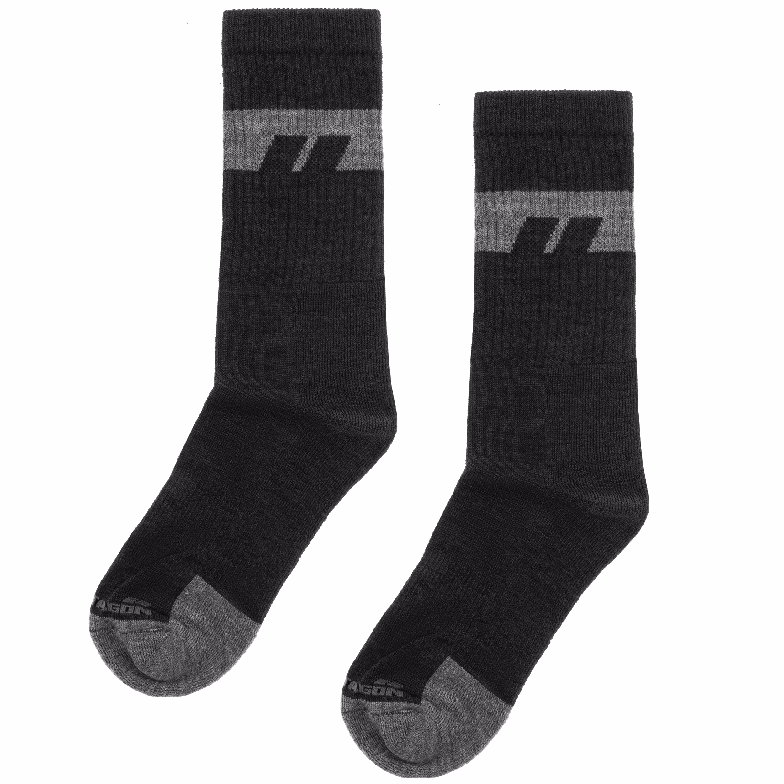 Носки антибактериальные Pentagon Alpine Merino Medium. Черный