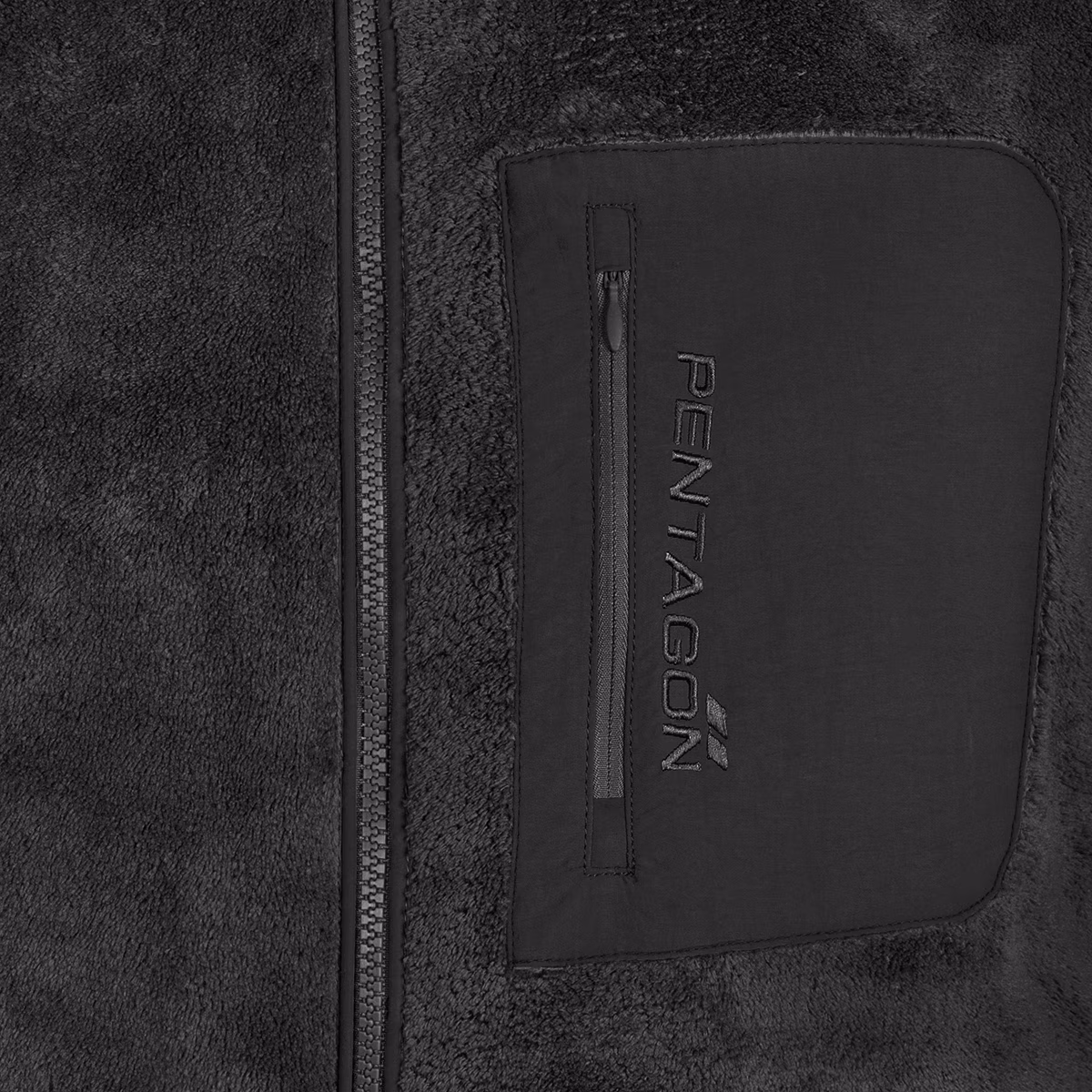 Флісова кофта Pentagon Grizzly Full Zip. Чорний