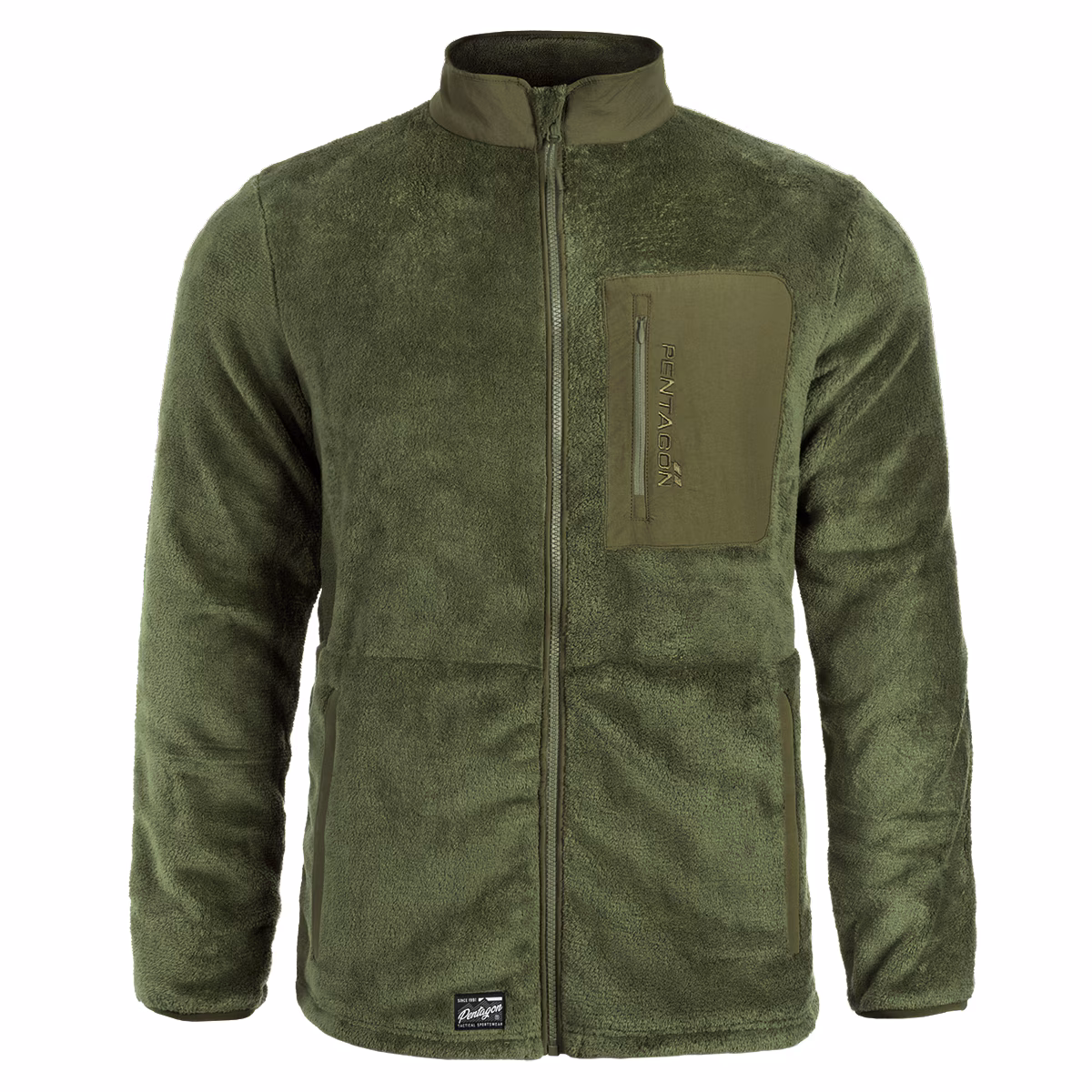 Флісова кофта Pentagon Grizzly Full Zip. Олива