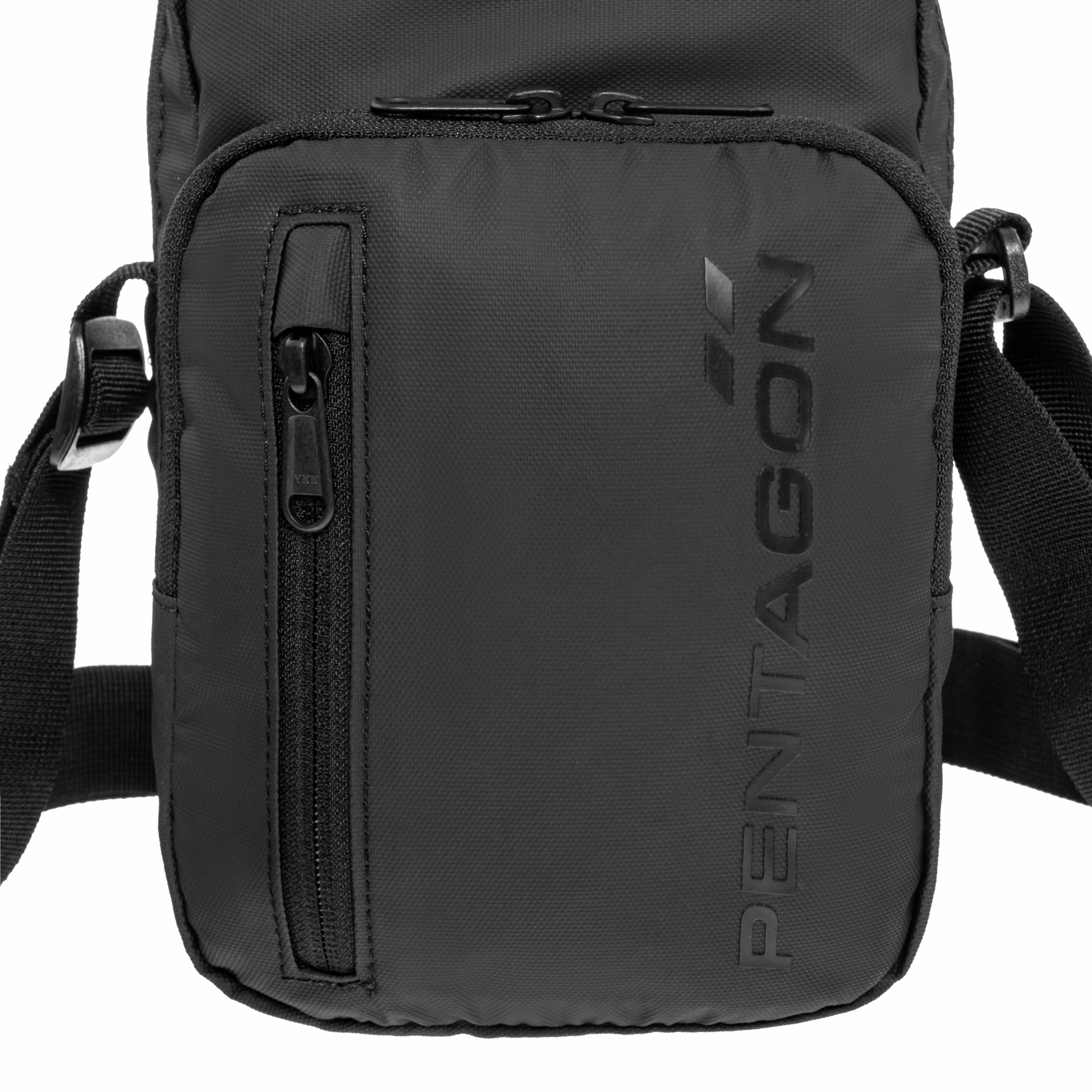 Сумка через плече Pentagon Kleos Stealth Messenger. Чорний