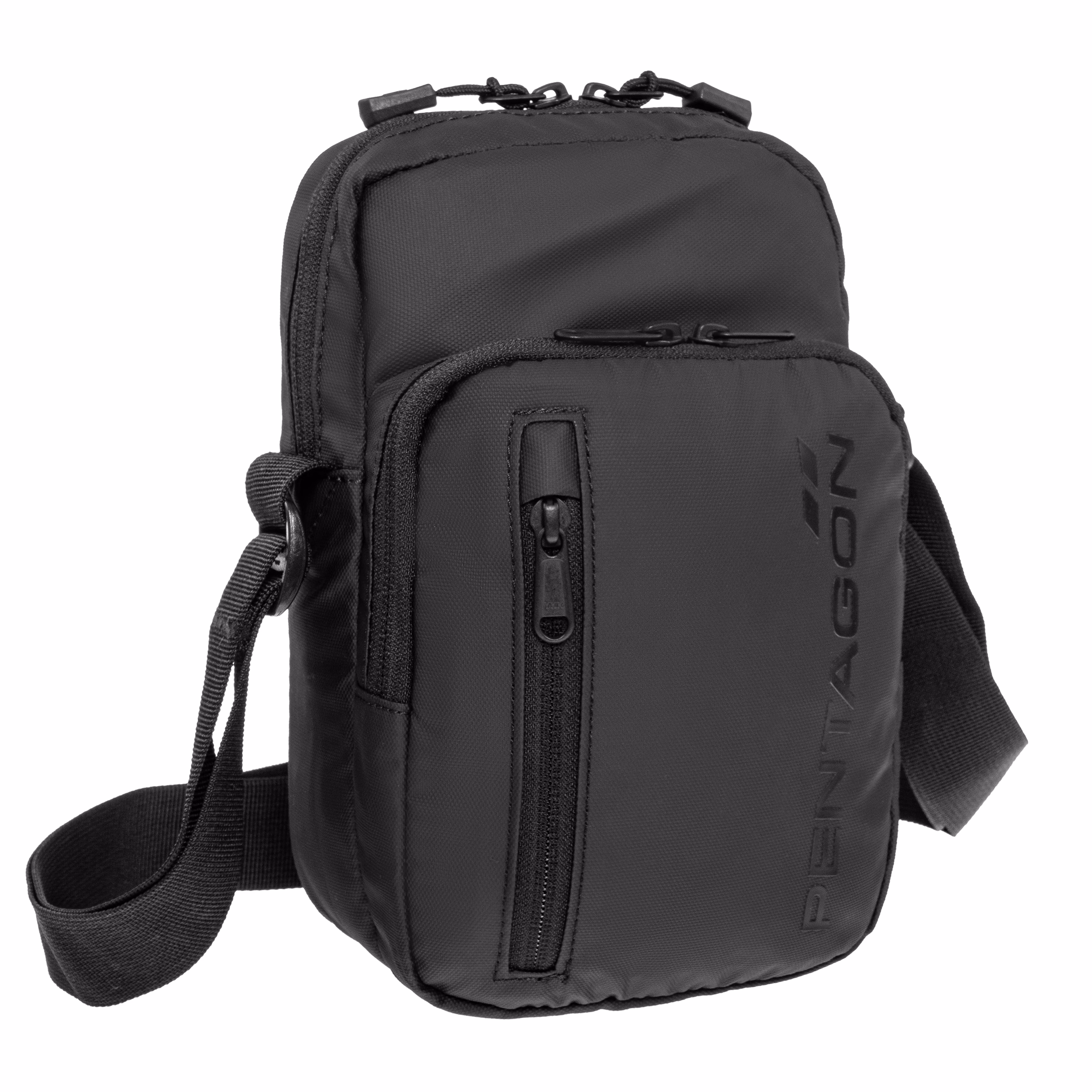 Сумка через плече Pentagon Kleos Stealth Messenger. Чорний