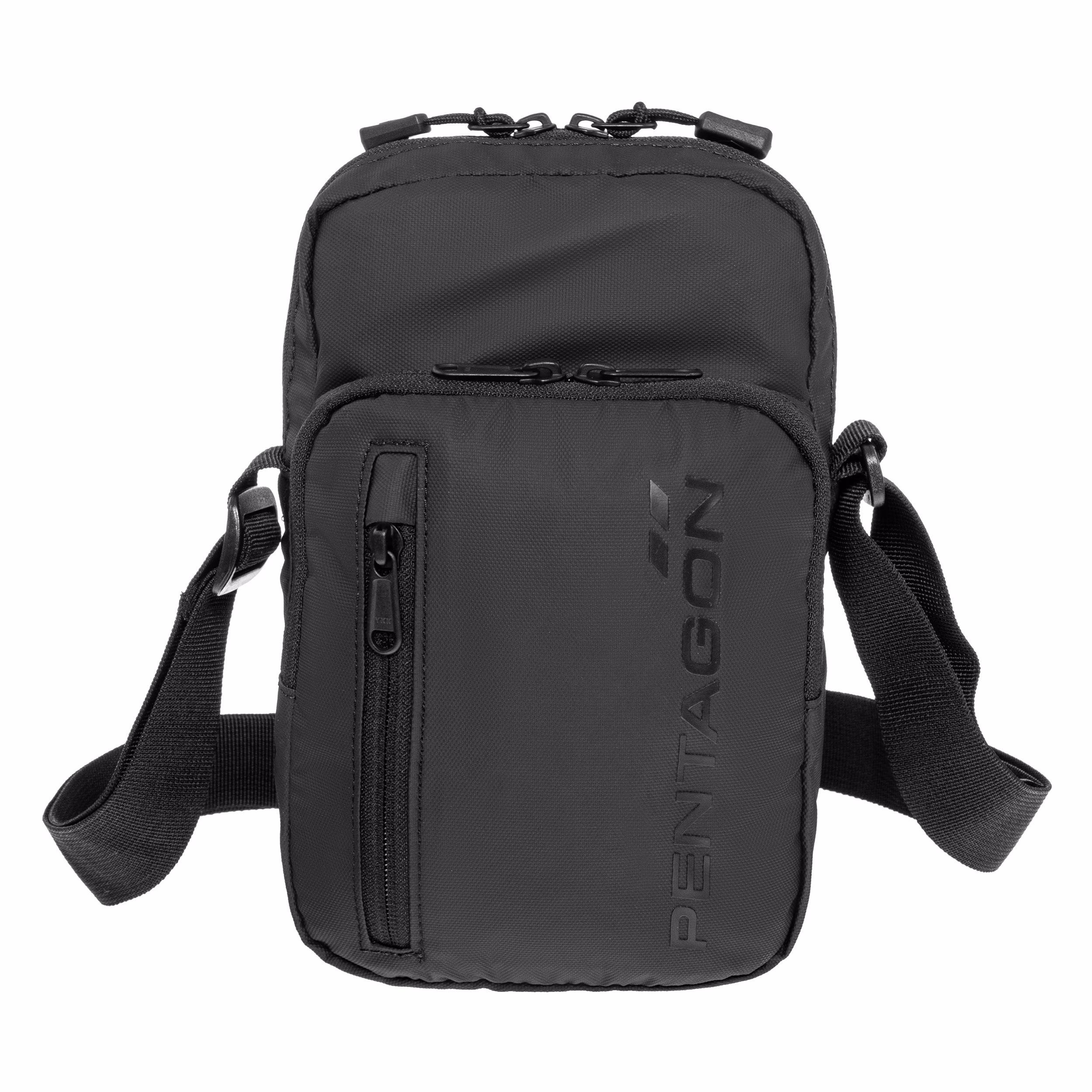Сумка через плече Pentagon Kleos Stealth Messenger. Чорний
