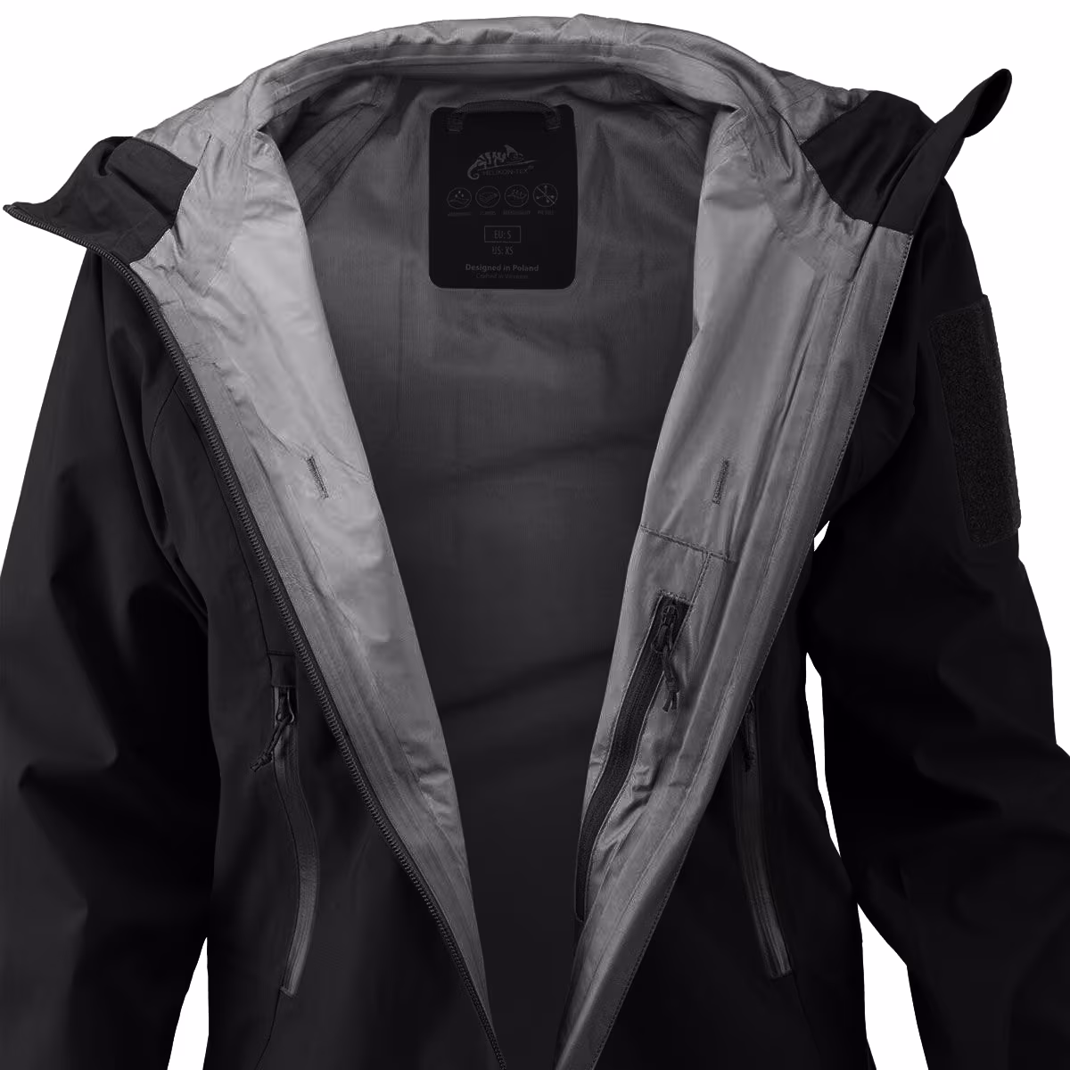 Куртка Helikon Squall Hardshell Torrent Stretch. Чорний