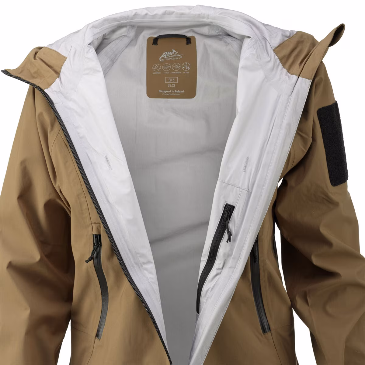 Куртка Helikon Squall Hardshell Torrent Stretch. Койот