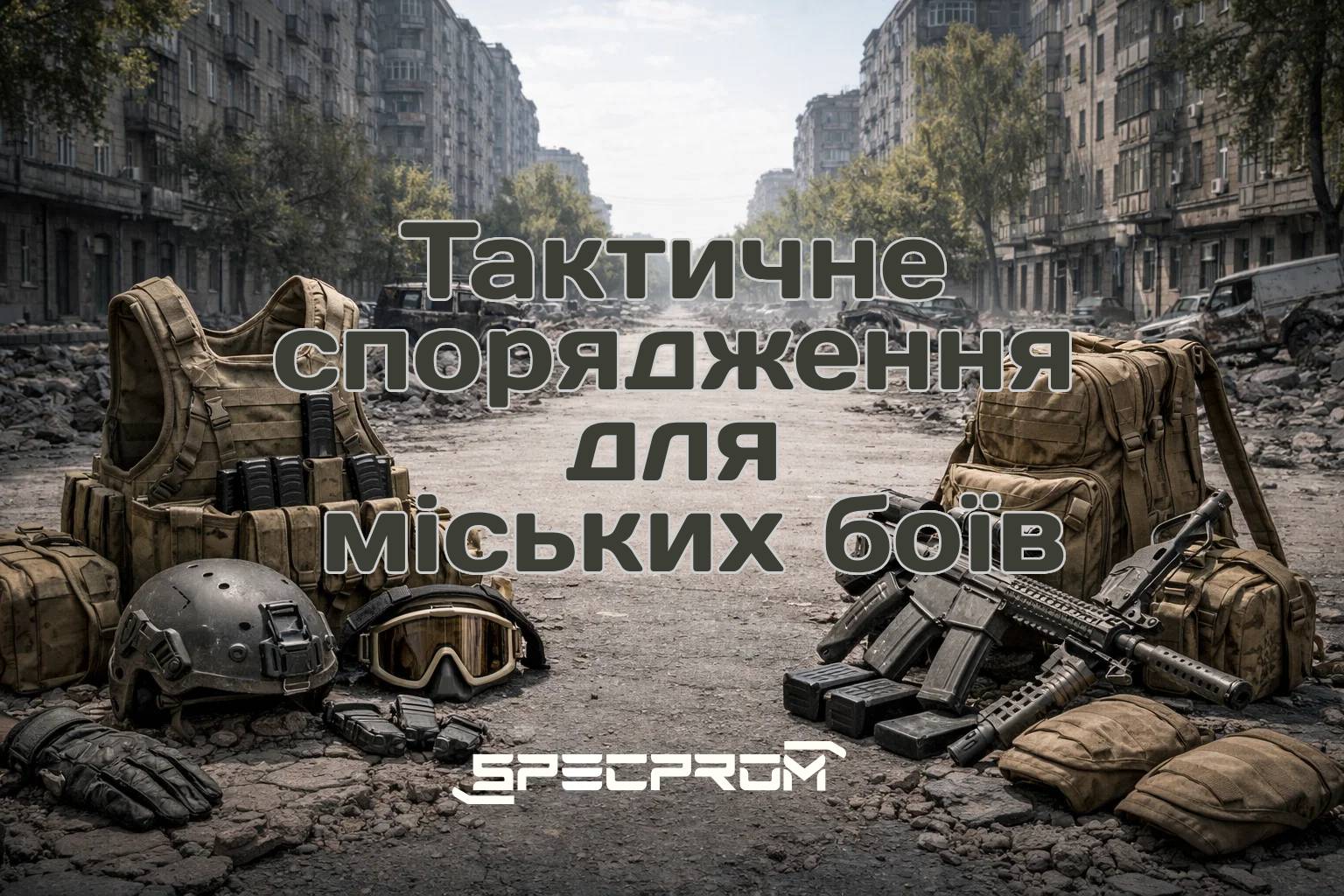 Тактичне спорядження для міських боїв: особливості вибору та комплектації